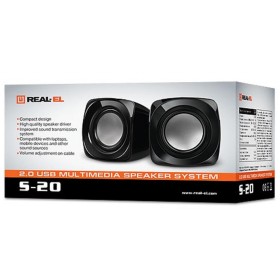 Акустическая система REAL-EL S-20 black (EL121100007)