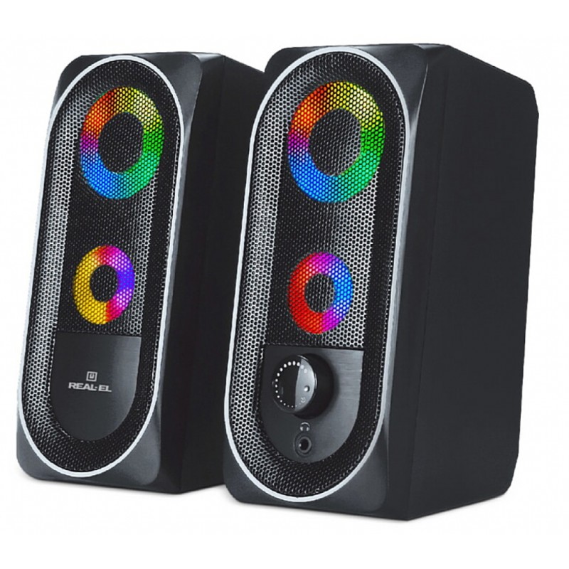 Акустическая система REAL-EL S-110 USB Black (EL121100009)