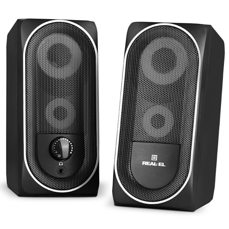 Акустическая система REAL-EL S-110 USB Black (EL121100009)