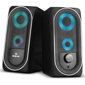 Акустическая система REAL-EL S-110 USB Black (EL121100009)