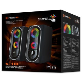 Акустическая система REAL-EL S-110 USB Black (EL121100009)