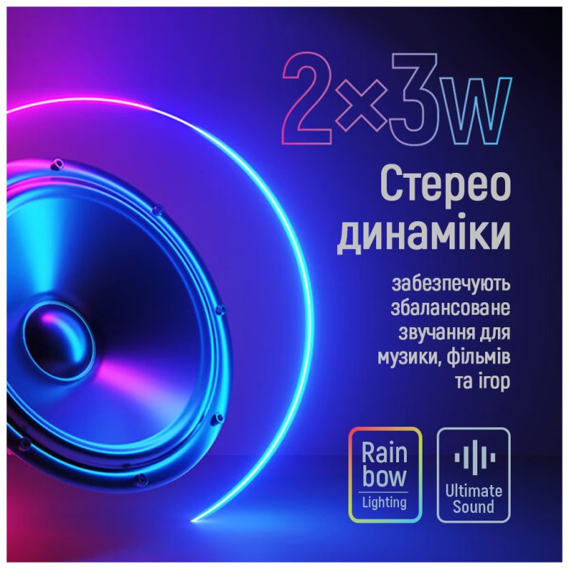 Акустична система ColorWay CW-SPU01BK Black (CW-SPU01BK)