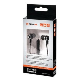 Наушники REAL-EL Z-1755 Black/Wwhite (EL124100020)