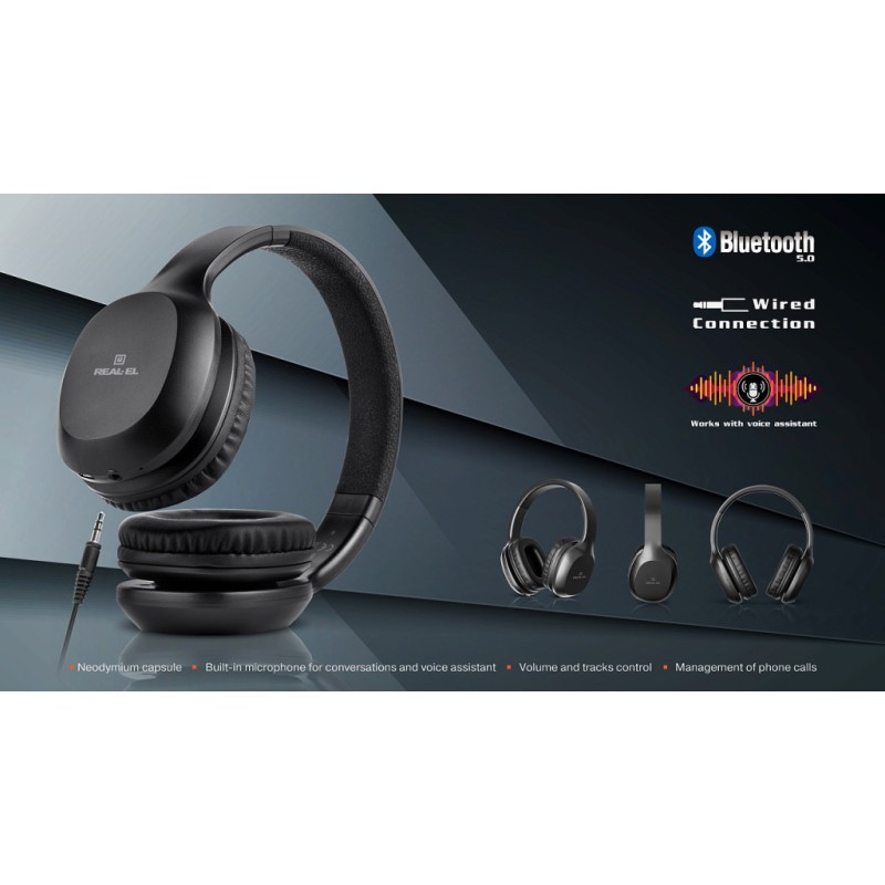Наушники REAL-EL GD-820 Black (EL124100051)