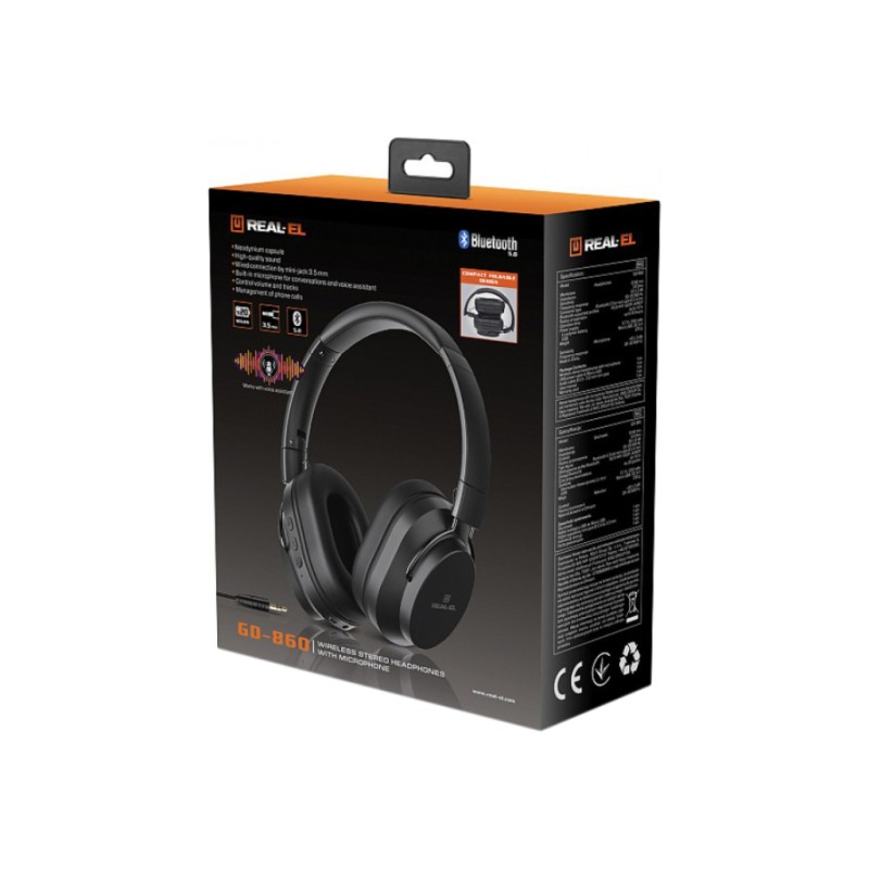 Наушники REAL-EL GD-860 Black (EL124100053)