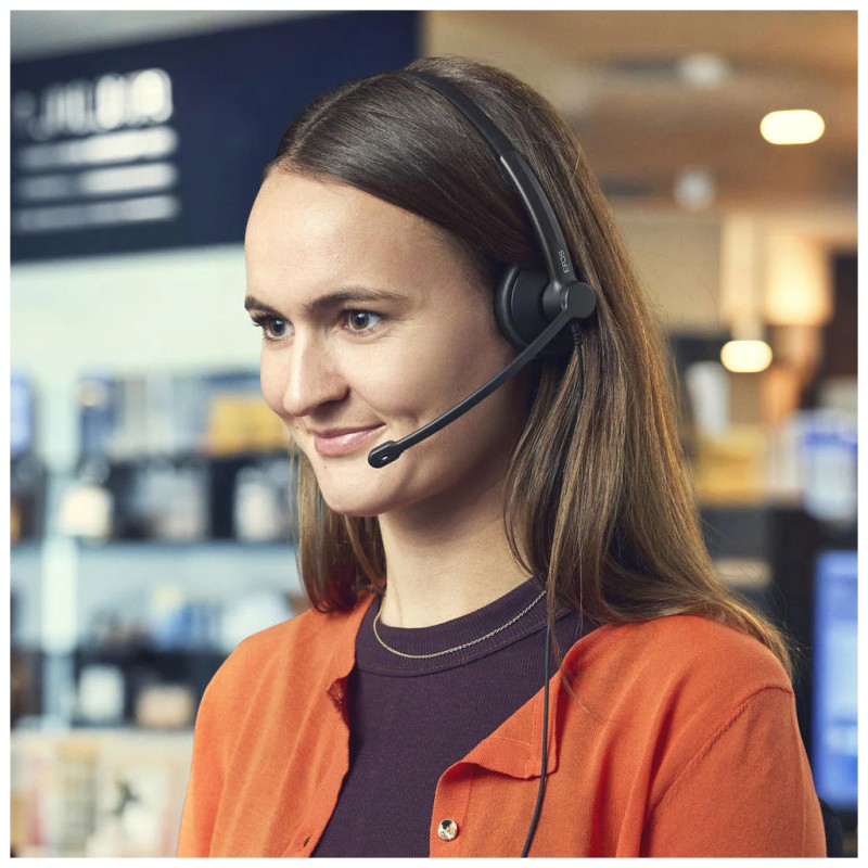 Наушники Epos Impact 100 MS Mono USB-C+A Black (1001419)