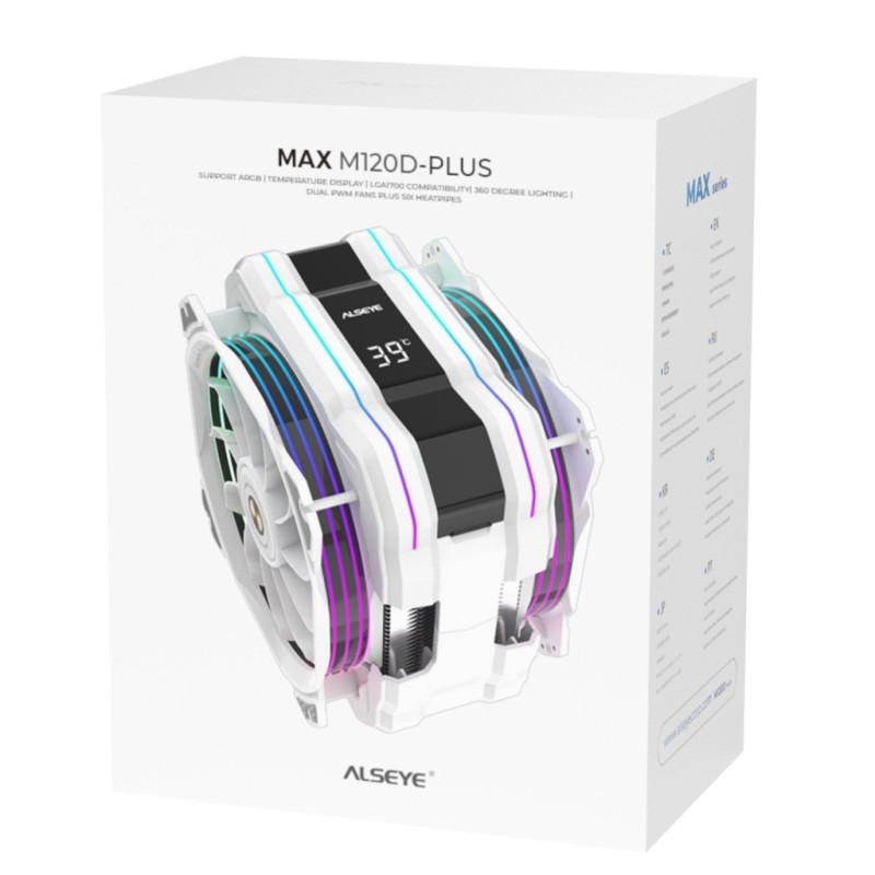 Кулер для процессора Alseye M120D-W-Plus II (AS.01.01.0051)