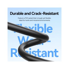 Патч-корд 1м, UTP cat 6 RJ-45 black Vention (IBABF)