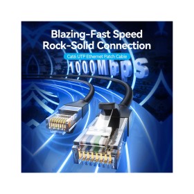 Патч-корд 2м, UTP cat 6 RJ-45 black Vention (IBEBH)