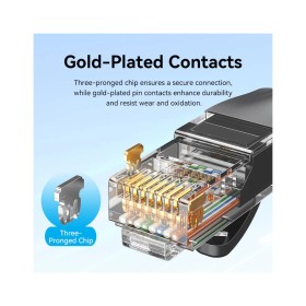 Патч-корд 2м, UTP cat 6 RJ-45 black Vention (IBEBH)