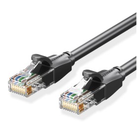 Патч-корд 10м, UTP cat 6 RJ-45 black Vention (IBEBL)
