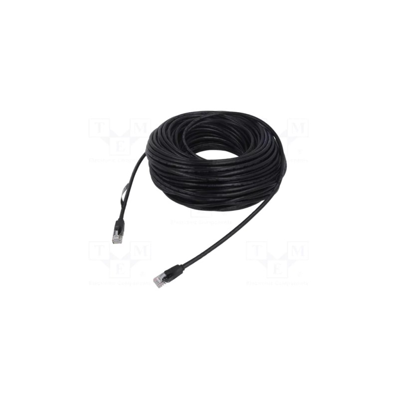 Патч-корд 15м, UTP cat 6 RJ-45 black Vention (IBEBN)