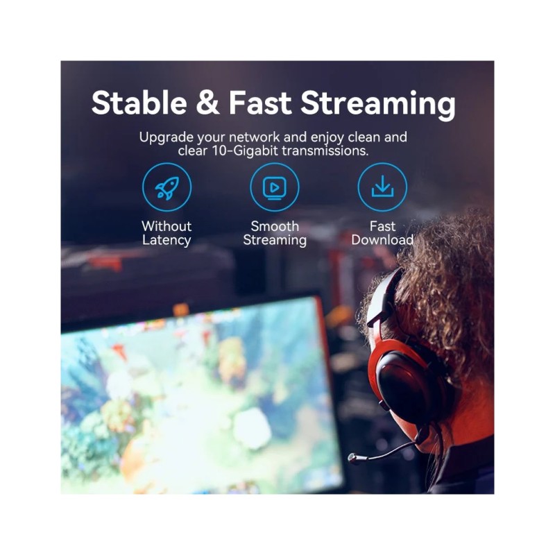 Патч-корд 1.5м, UTP cat 6a RJ-45 90° corner black Vention (IBOBG)