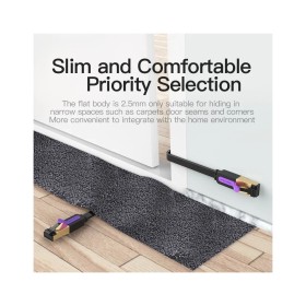 Патч-корд 2м, FTP cat 7 RJ-45 black Vention (ICABH)