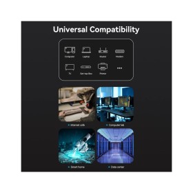 Патч-корд 3м, S/FTP cat 8 RJ-45 black Vention (IKKBI)