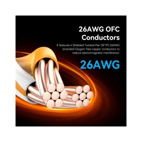 Патч-корд 5м, S/FTP cat 8 RJ-45 black Vention (IKKBJ)