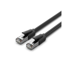 Патч-корд 5м, S/FTP cat 8 RJ-45 black Vention (IKKBJ)