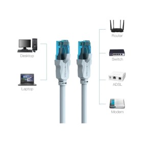 Патч-корд 5м, RJ-45 cat 5e UTP blue Vention (VAP-A10-S500)
