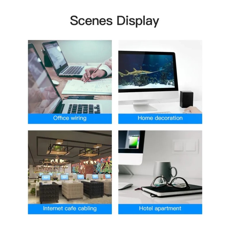 Патч-корд 5м, RJ-45 cat 5e UTP blue Vention (VAP-A10-S500)