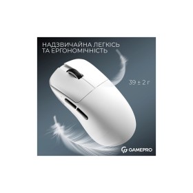 Мышка GamePro Asgard Odin 8K Wireless/USB White (GM035W)