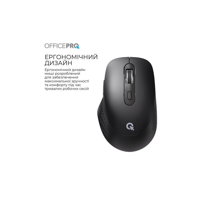 Мышка OfficePro M265B Wireless/Bluetooth Silent Click Black (M265B)
