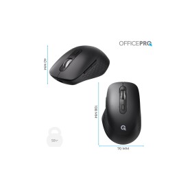 Мышка OfficePro M265B Wireless/Bluetooth Silent Click Black (M265B)