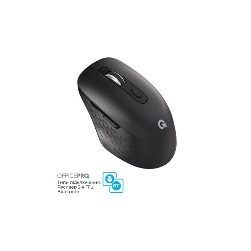 Мышка OfficePro M265B Wireless/Bluetooth Silent Click Black (M265B)