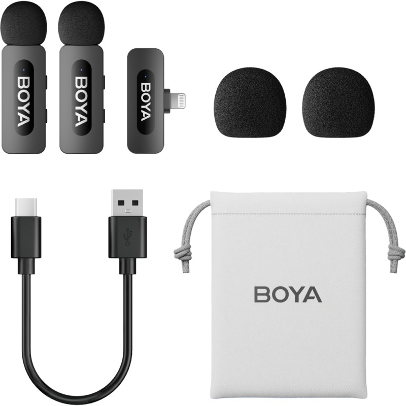 Микрофон Boya BY-V2 Lightning Black (BY-V2)