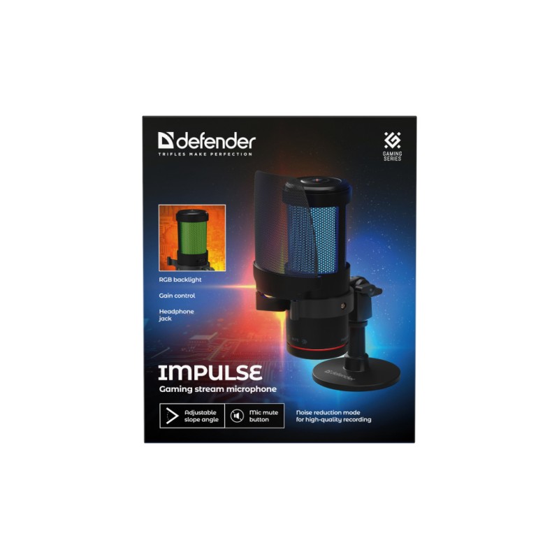 Мікрофон Defender Impulse GMC 400 USB Black (64240)