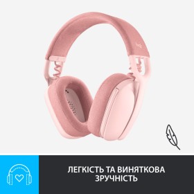 Наушники Logitech Zone Vibe 100 Wireless Rose (981-001224)