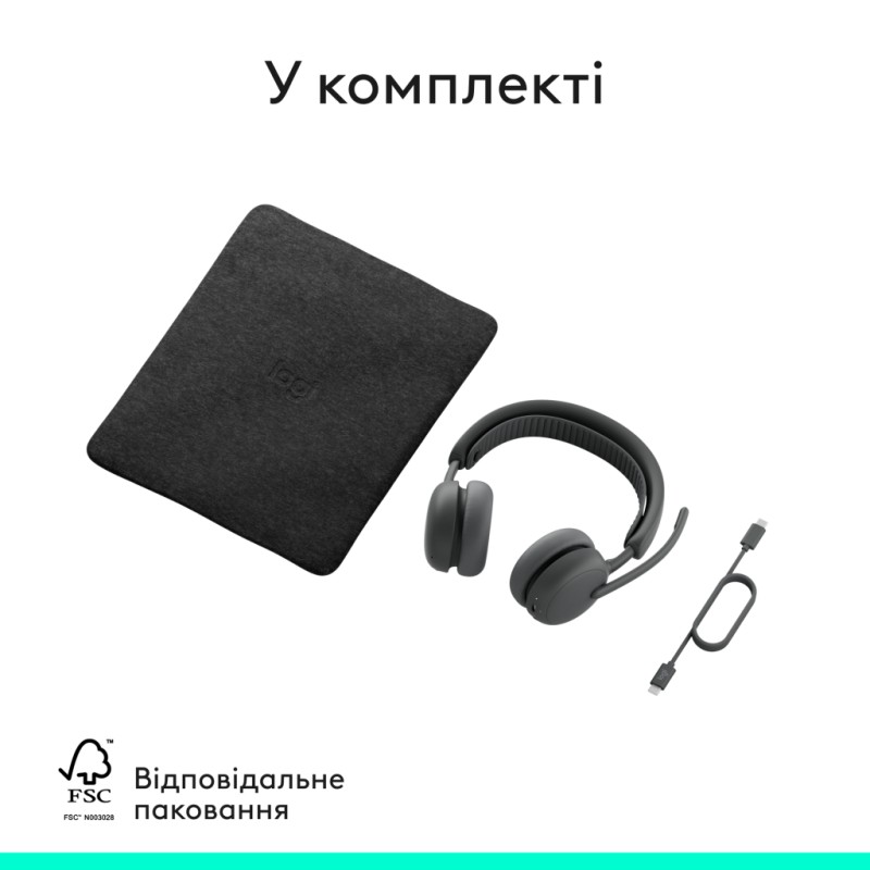 Наушники Logitech Zone Wireless 2 ES Graphite (981-001503)