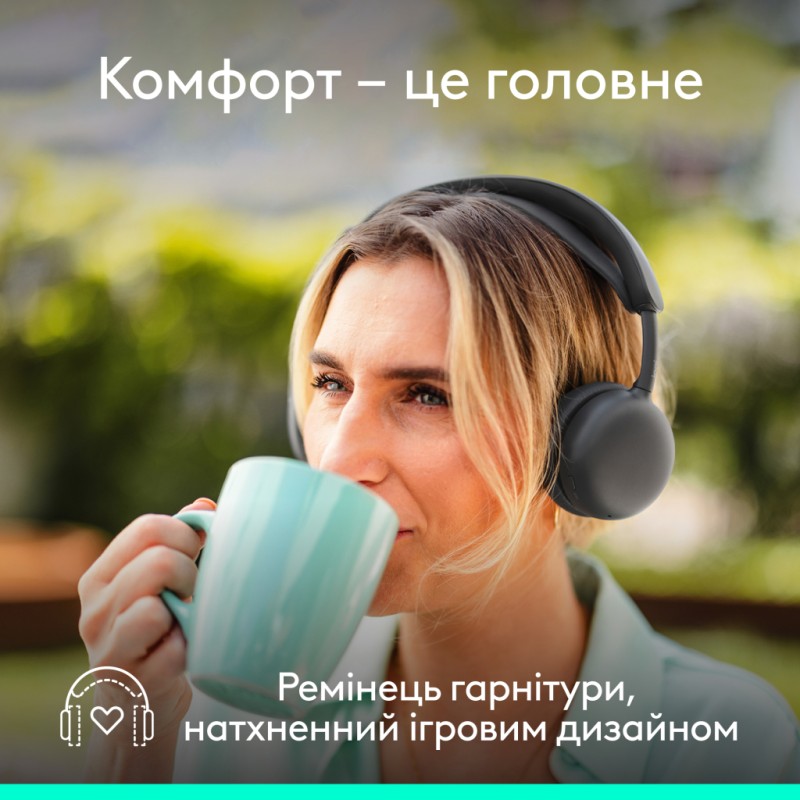 Наушники Logitech Zone Wireless 2 ES Graphite (981-001503)
