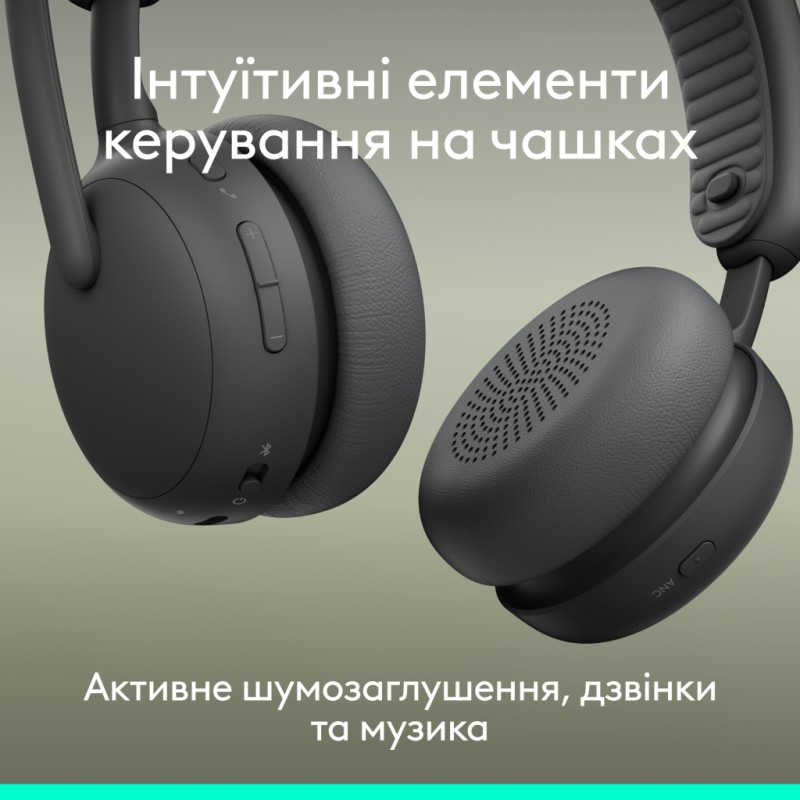 Наушники Logitech Zone Wireless 2 ES Graphite (981-001503)