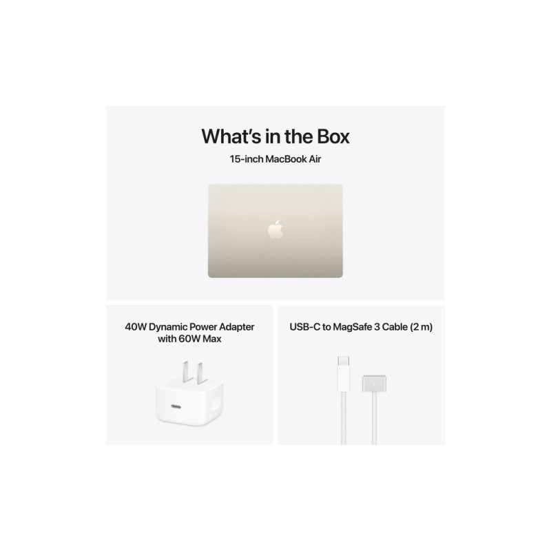 Ноутбук Apple MacBook Air 15 M5 A3448 Starlight (MDVF4UA/A)