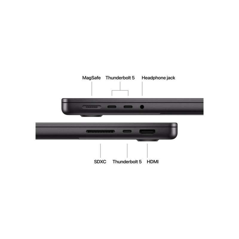 Ноутбук Apple MacBook Pro 14 A3434 M5 Space Black (MJ3D4UA/A)