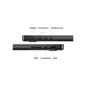 Ноутбук Apple MacBook Pro 14 A3426 M5 Pro Space Black (MGDR4UA/A)