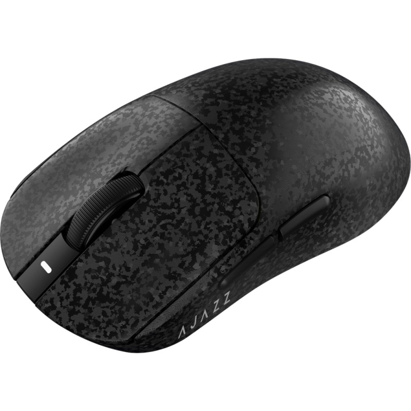 Мышка Ajazz AJ199 Carbon fiber Wireless/Bluetooth/USB Black (AJ199-B)