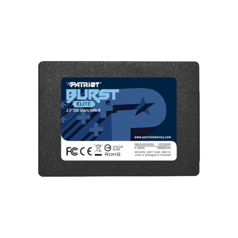 Накопичувач SSD 2.5" 1.92TB Burst Elite Patriot (PBE192TS25SSDR)