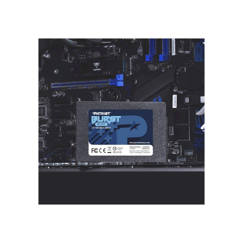 Накопичувач SSD 2.5" 1.92TB Burst Elite Patriot (PBE192TS25SSDR)