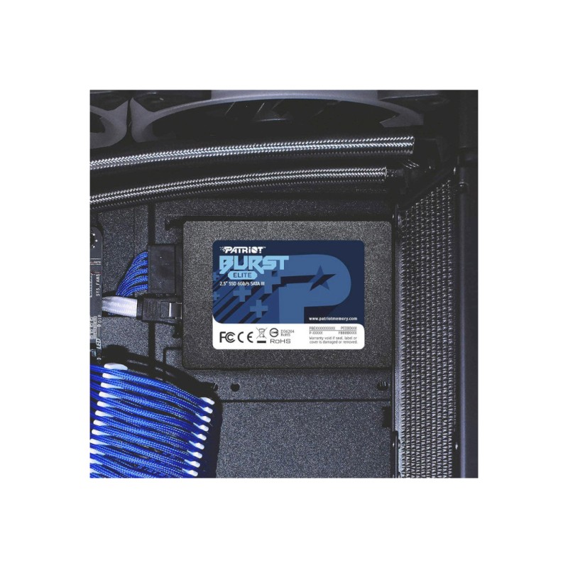 Накопичувач SSD 2.5" 1.92TB Burst Elite Patriot (PBE192TS25SSDR)