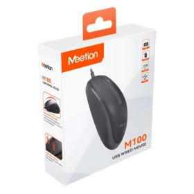 Мышка Meetion M100 USB Black (MT-M100-A)