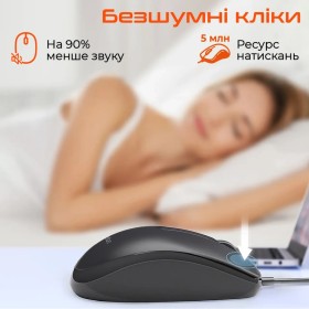 Мышка Meetion M100 USB Black (MT-M100-A)