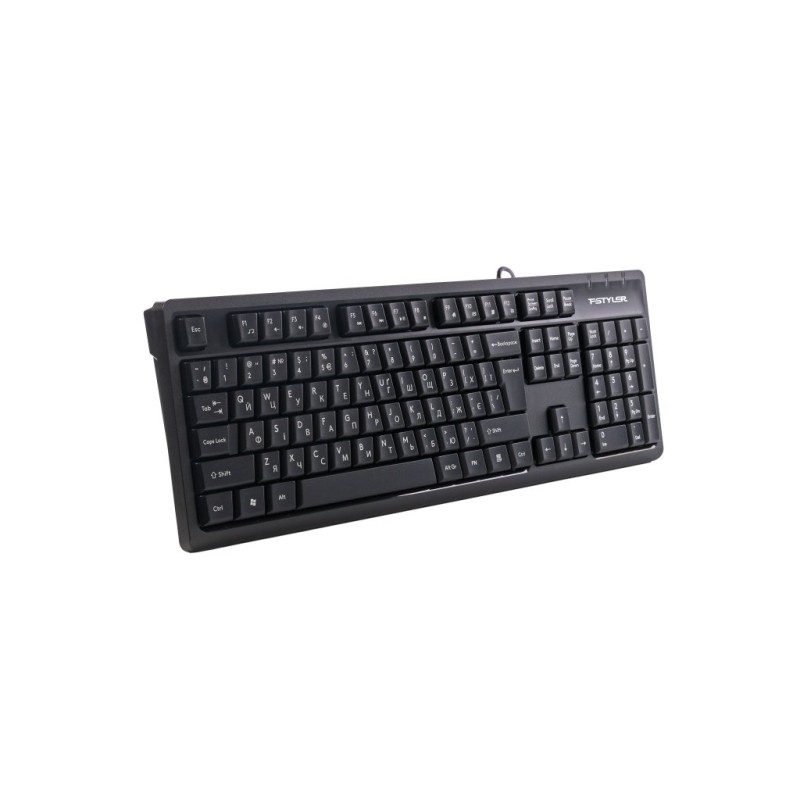 Клавіатура A4Tech FKS12 USB UA Black (4711421003155)