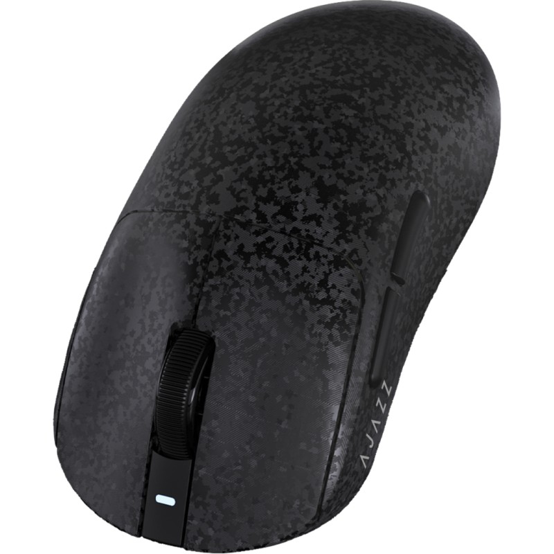 Мышка Ajazz AJ199 MAX Carbon fiber Wireless/Bluetooth/USB Black (AJ199-MAX-B)