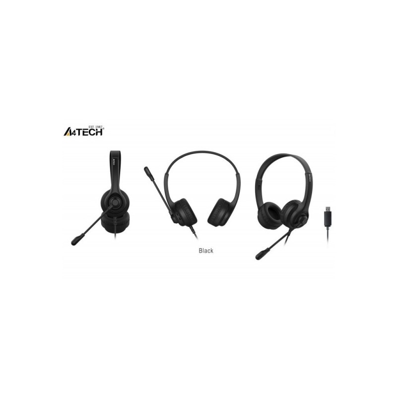 Наушники A4Tech HU-8 Black (4711421982641)