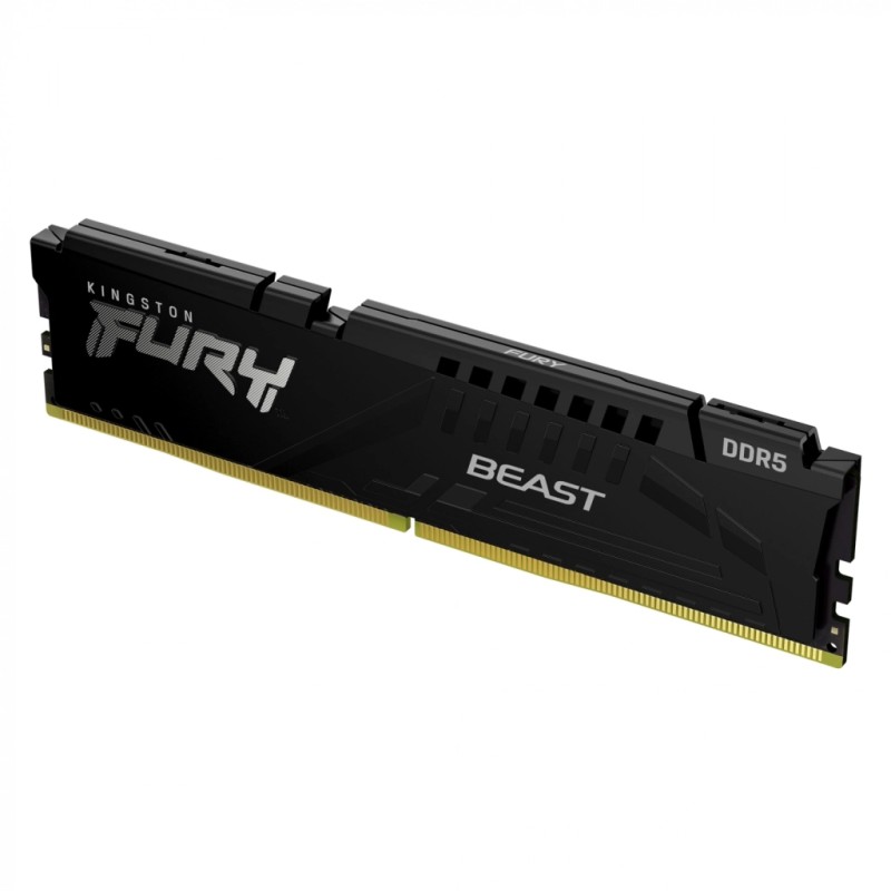 Модуль пам'яті для комп'ютера DDR5 16GB 5600 MHz Beast Black Kingston Fury (ex.HyperX) (KF556C40BB-16)
