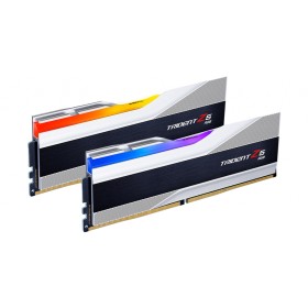Модуль памяти для компьютера DDR5 32GB (2x16GB) 6000 MHz Trident Z5 RGB Silver G.Skill (F5-6000J3636F16GX2-TZ5RS)