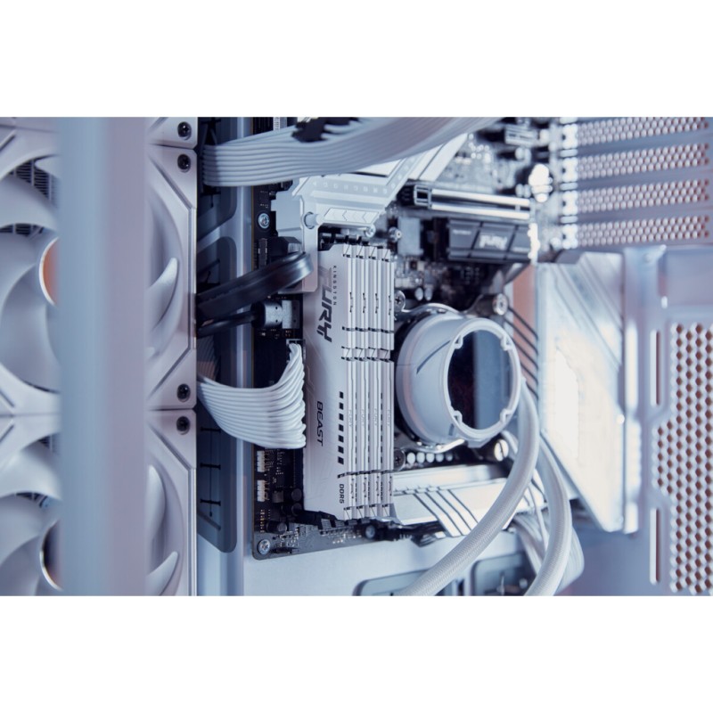 Модуль памяти для компьютера DDR5 32GB 5200 MHz Beast EXPO White Kingston Fury (ex.HyperX) (KF552C36BWE-32)
