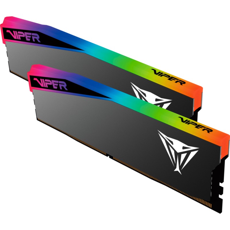 Модуль памяти для компьютера DDR5 32GB (2x16GB) 6400 MHz Viper Elite 5 Ultra RGB Patriot (VEUR532G6432K)