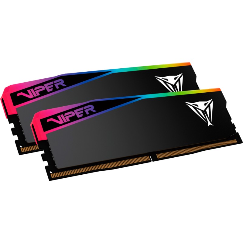 Модуль памяти для компьютера DDR5 32GB (2x16GB) 6400 MHz Viper Elite 5 Ultra RGB Patriot (VEUR532G6432K)
